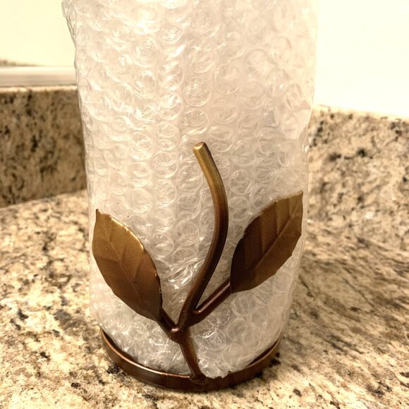 NIB Vintage Target Floating Candle Gift Set - Gold Leaf Holder w/Glass Gems 2001 - Picture 4 of 6